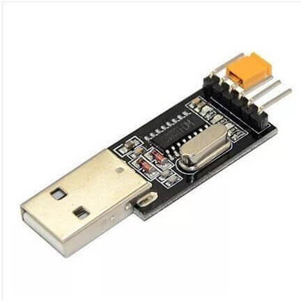 tiendatec CONVERSOR USB A SERIE RS232 UART TTL 3,3V/5V - CH340G