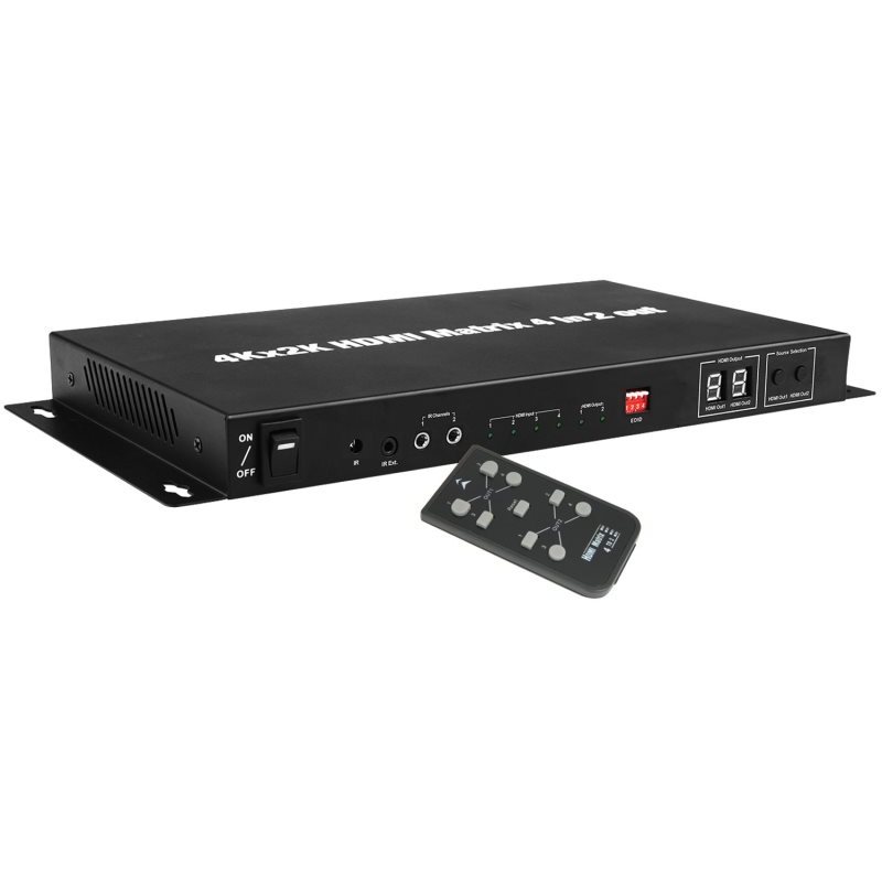 Avlink Comutador Matrix 4k 4x2 Hdmi