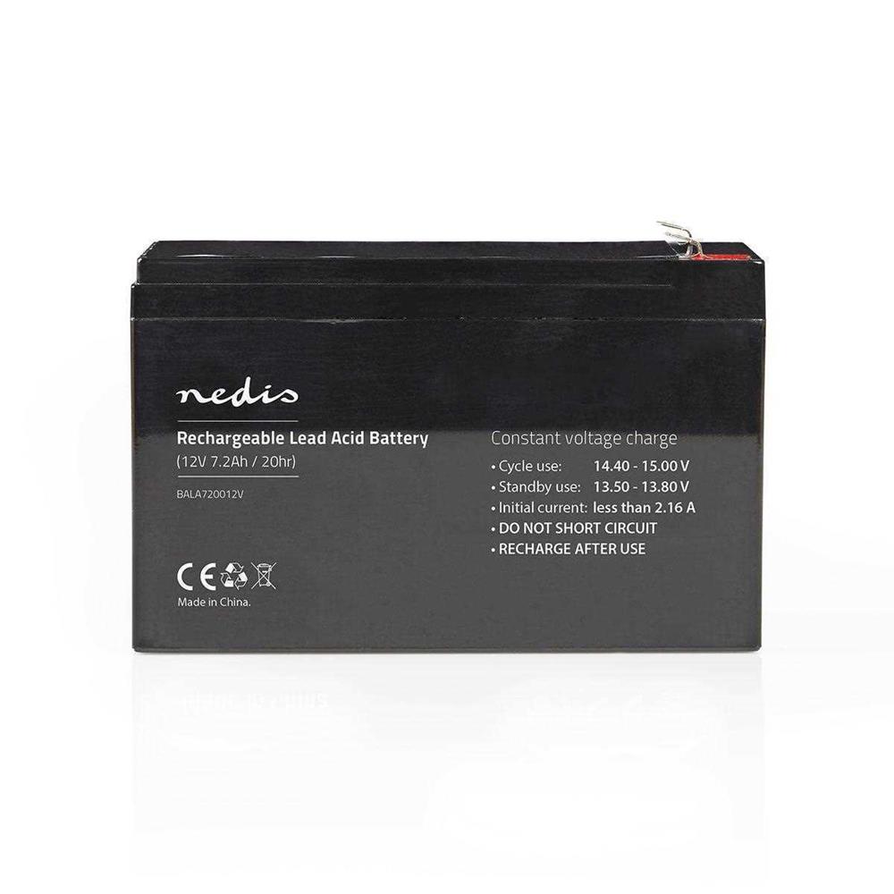 Nedis Bateria De Chumbo Acido 12v 7200mah Recarregavel