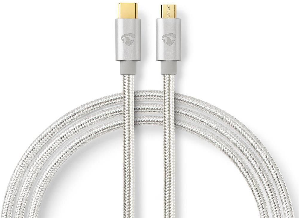 Nedis Cabo Usb Type-C - Micro Usb 3m Alumínium