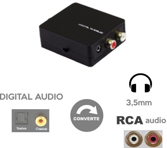 Gbc Conversor Audio Digital Para Analogico