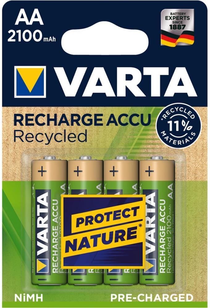 Varta Pilha Varta  Recarregável AA Lr06 2100mah Pack4