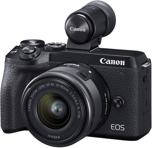 Canon Eos M6 Mark II + 15-45mm f/3.5-6.3 EF-M + Visor