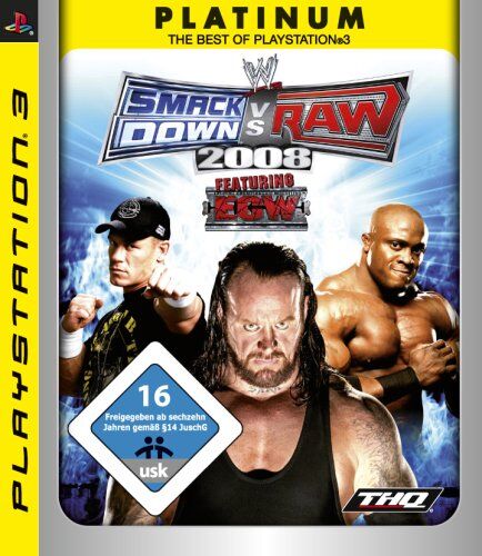 THQ Entertainment GmbH - WWE Smackdown vs. Raw 2008 [Platinum] - Preis vom 20.02.2022 05:57:29 h