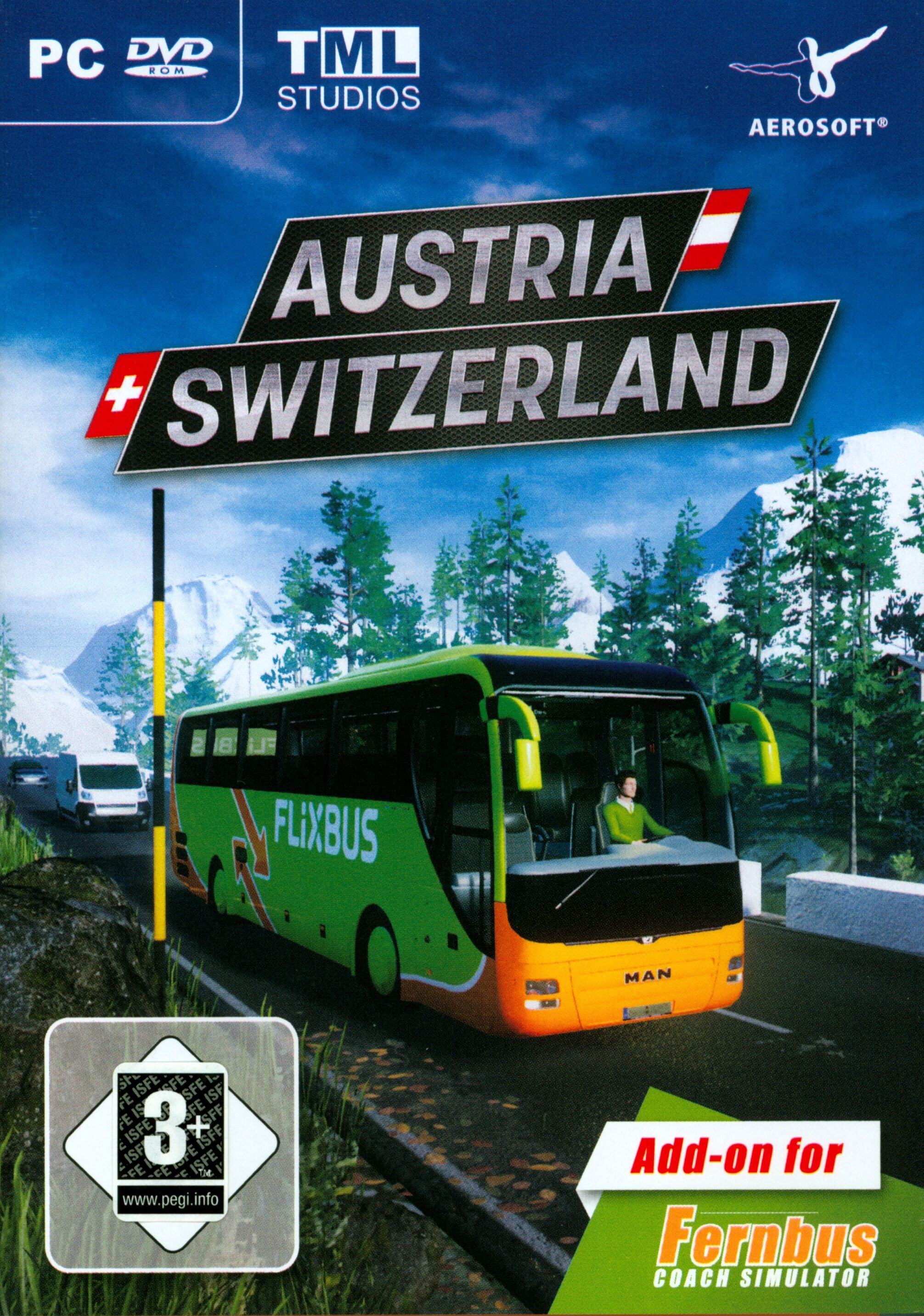 Aerosoft - Fernbus Simulator - Austria/Switzerland [Add-On] [DVD] [PC] (D/E)