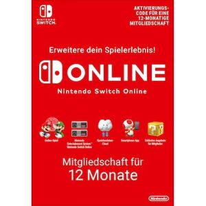 Nintendo Switch Mitgliedschaft 12 Monate 19,99 EUR