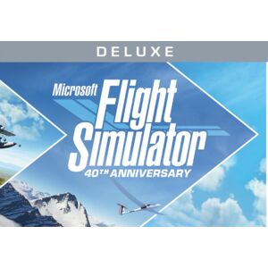 Kinguin Microsoft Flight Simulator 40th Anniversary Deluxe Edition EG Xbox Series X S / Windows 10 CD Key