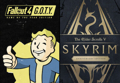 Kinguin The Elder Scrolls V: Skyrim Anniversary Edition + Fallout 4 G.O.T.Y. XBOX One / Xbox Series X S Account