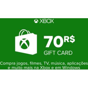 Microsoft Store Tarjeta regalo Xbox Live 70 BRL