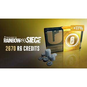 Microsoft Store Tom Clancy's Rainbow Six Siege - 2670 créditos R6 (Xbox ONE / Xbox Series X S)