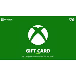 Microsoft Store Tarjeta regalo Xbox Live 70£
