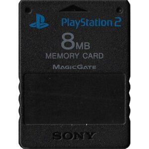Sony Memorykort 8MB Original Black Playstation 2 (Brugt)