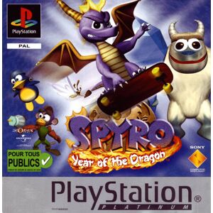 Spyro: Year of the Dragon - Platinum - Playstation 1 (brugt)