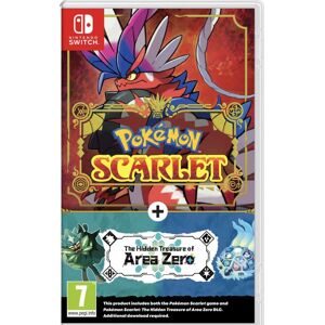 Pokemon Scarlet + The Hidden Treasure of Area Zero - Nintendo Switch