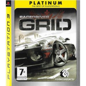 Sony Racedriver Grid Playstation 3 PS3 Platinum (Brugt)