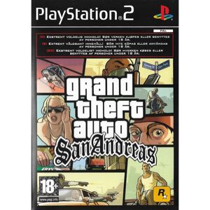 Sony Grand Theft Auto San Andreas Playstation 2 PS2 (Brugt)