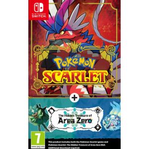 Nintendo Pokémon Scarlet + Det Skjulte Skat Af Område Nul (Switch)