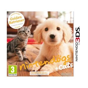 Juego Nintendo 3DS Golden Retriever Nintendogs + Cats
