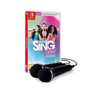 Juego para Nintendo Switch Let's Sing 2022 + 2 micrófonos