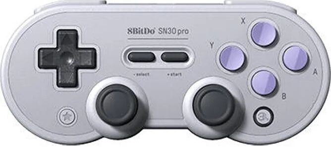 8BITDO Mando Inalámbrico 8BITDO SN30 Pro (Multiplataforma - Gris)