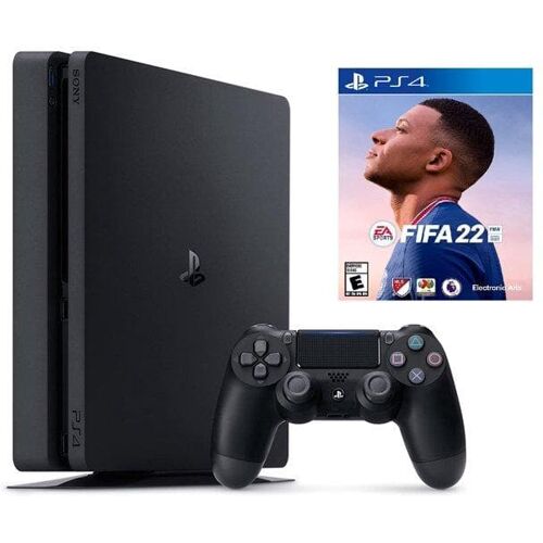 KÄYTETTY - PlayStation 4 Slim 500Go + FIFA 22 (1 VUODEN TAKUU)