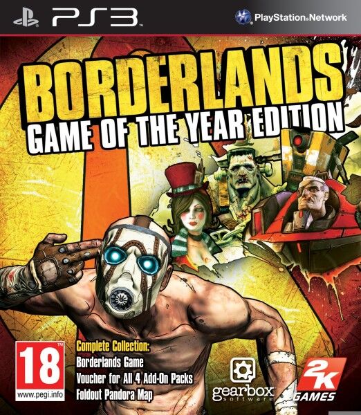 Borderlands Game of the Year Edition PS3 (Käytetty)