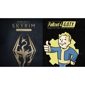 Microsoft Skyrim Anniversary Edition + Fallout 4 G.O.T.Y Bundle - Publicité
