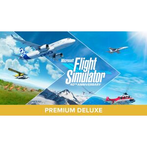 Microsoft Flight Simulator Premium Deluxe 40th Anniversary Edition PC Xbox Series X S