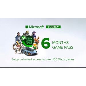 Microsoft Xbox Game Pass 6 Mois Xbox