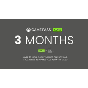 Microsoft Xbox Game Pass Core 3 Mois
