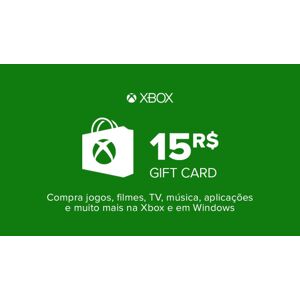 Microsoft Carte cadeau Xbox Live 15 BRL