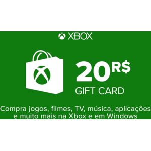 Microsoft Carte cadeau Xbox Live 20 BRL