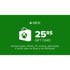 Microsoft Carte cadeau Xbox Live 25 BRL