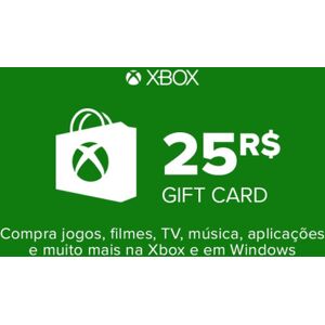 Microsoft Carte cadeau Xbox Live 25 BRL