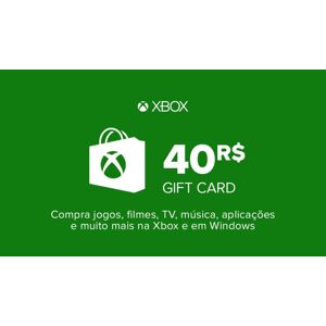 Microsoft Carte cadeau Xbox Live 40 BRL