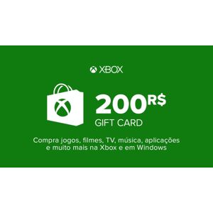 Microsoft Carte cadeau Xbox Live 200 BRL