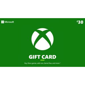 Microsoft Carte cadeau Xbox Live 30£