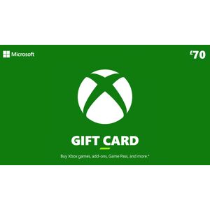 Microsoft Carte cadeau Xbox Live 70£