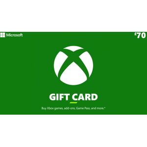 Microsoft Carte cadeau Xbox Live 70£