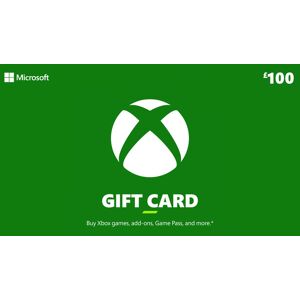 Microsoft Carte cadeau Xbox Live 100£