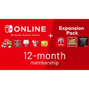 Abonnement Nintendo Switch Online + Pack additionnel 12 mois (Individuel)