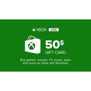 Microsoft Carte Cadeau Xbox 50$