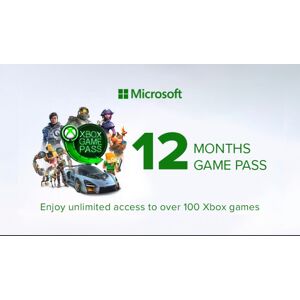Microsoft Xbox Game Pass 12 Mois Xbox