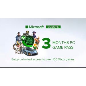 Microsoft Xbox Game Pass 3 Mois PC