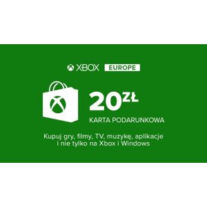 Microsoft Carte cadeau Xbox Live 20ZL