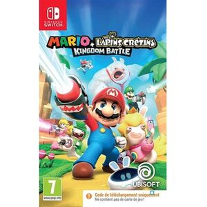 Ubisoft Mario + Les Lapins Crétins Kingdom Battle Code in a Box Nintendo Switch - Publicité