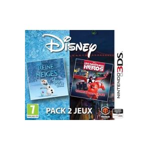 Just For Games Disney Pack 2 Jeux : La Reine des Neiges : La Quête d'Olaf et Les Nouveaux Héros : Combat dans la Baie 3DS - Publicité