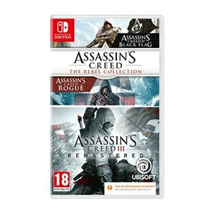 Ubisoft Compilation Assassin's Creed III Remastered + Assassin's Creed : The Rebel Collection Code in a box Nintendo Switch - Publicité