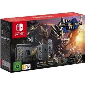 Nintendo Console Nintendo Switch Edition Monster Hunter Rise + 1 code de téléchargement pour Monster Hunter Rise + DLC Kit Deluxe - Neuf