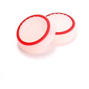 Perfect Part Capuchons en silicone pour joysticks de jeu PS4, Xbox One, PS3, Xbox 360, PS2 Blanc/rouge - Publicité